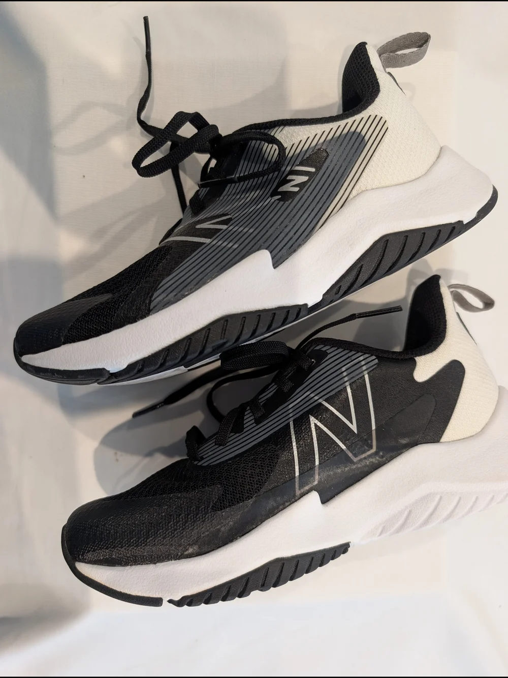 New Balance Black and Gray Kids' Sneakers